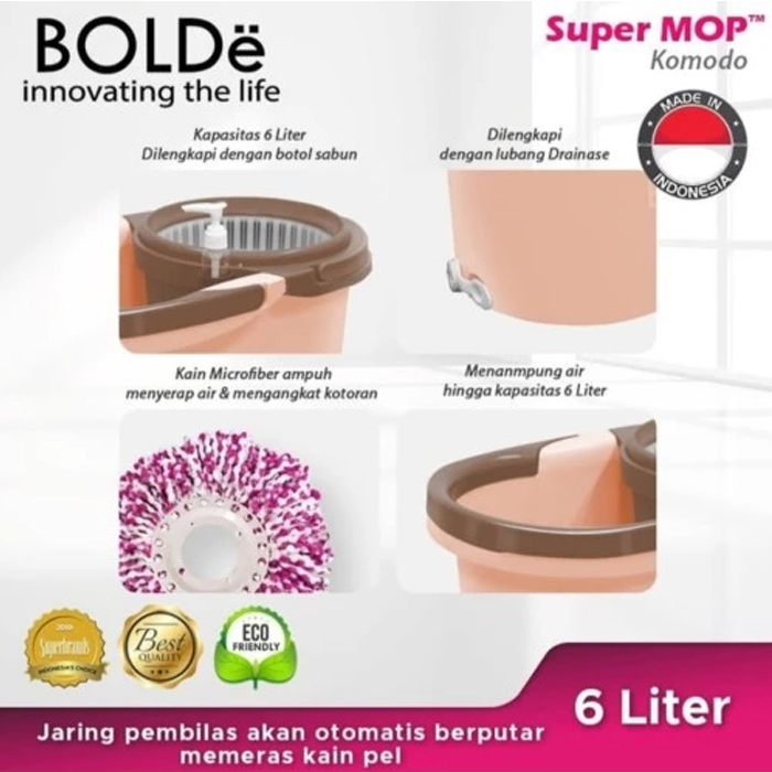 Bolde Super MOP Komodo - Hijau 